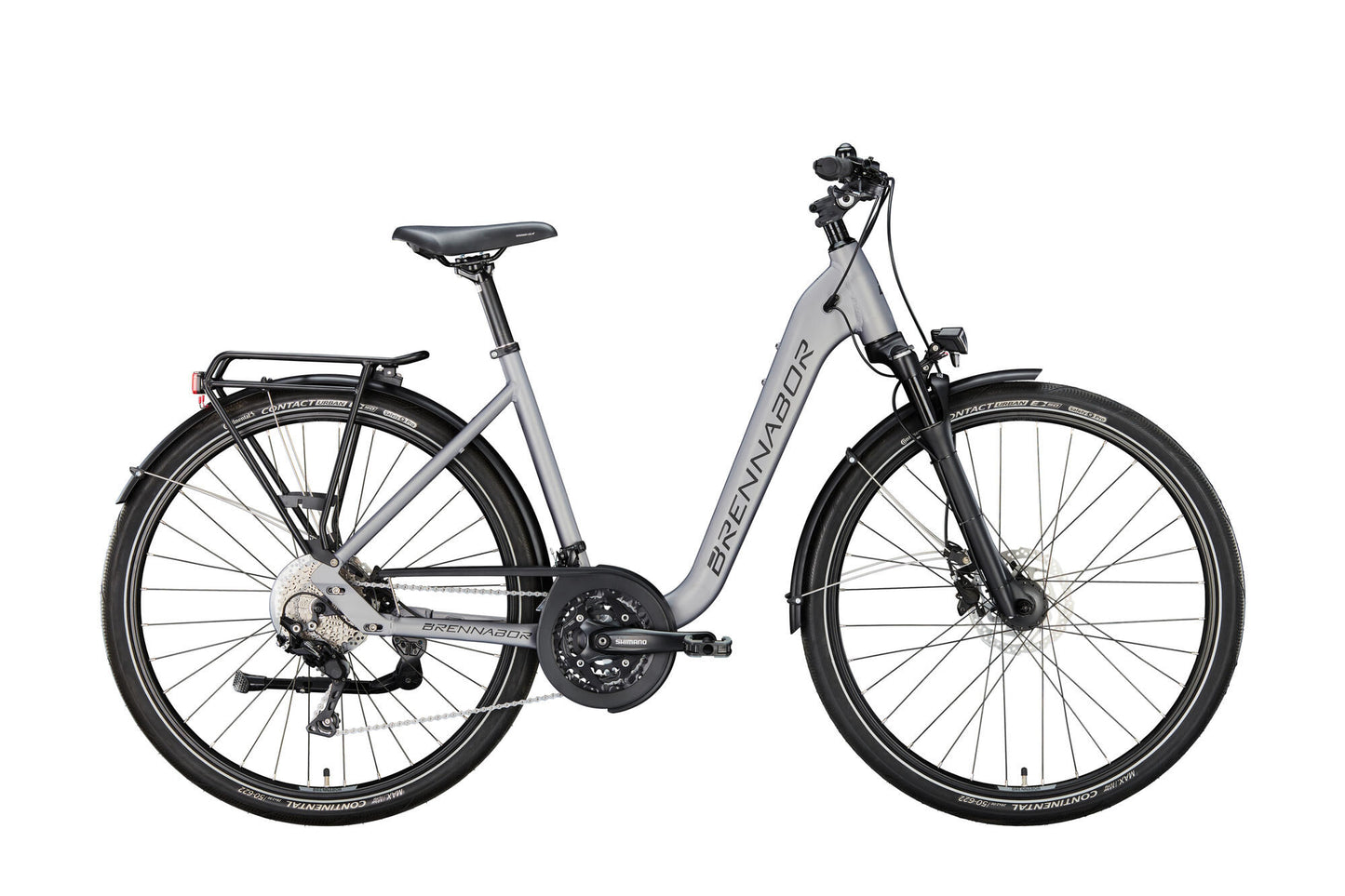 BRENNABOR trekkingrad t-62 mod. 24 bike trekking t-62 28 55 wave 30sp. grey black