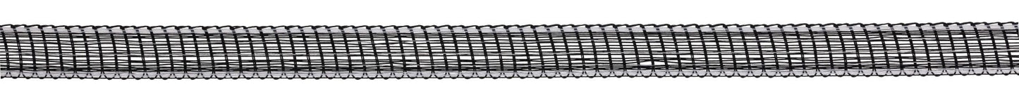 AKO Producten platinumline schriklint 12 mm zwartwit 200m