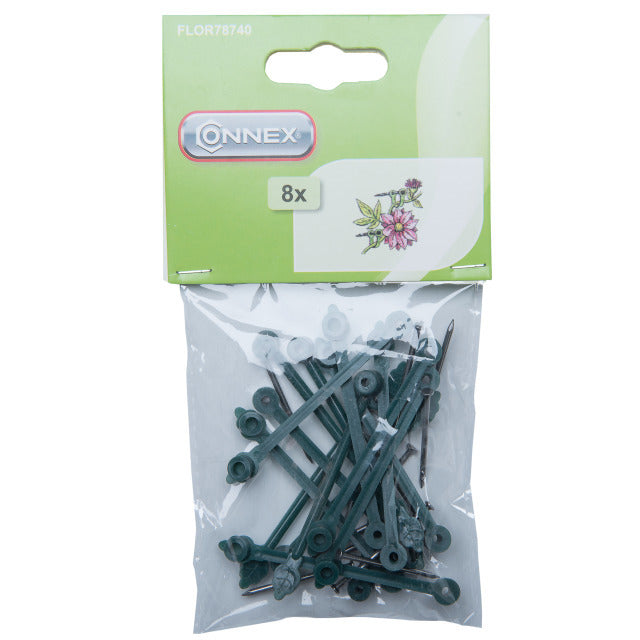 Connex Producten rapa plantenklemmen clematisklemmen 65cm 8 stuks