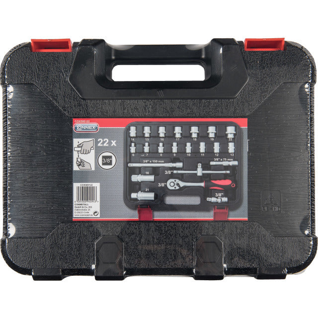 Connex Producten dopsleutelset profi 38 22 delig