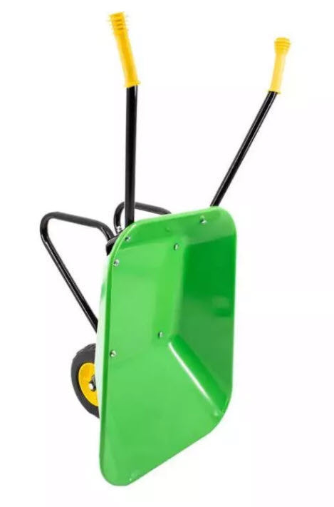 MM Producten kinderkruiwagen metalen bak groen