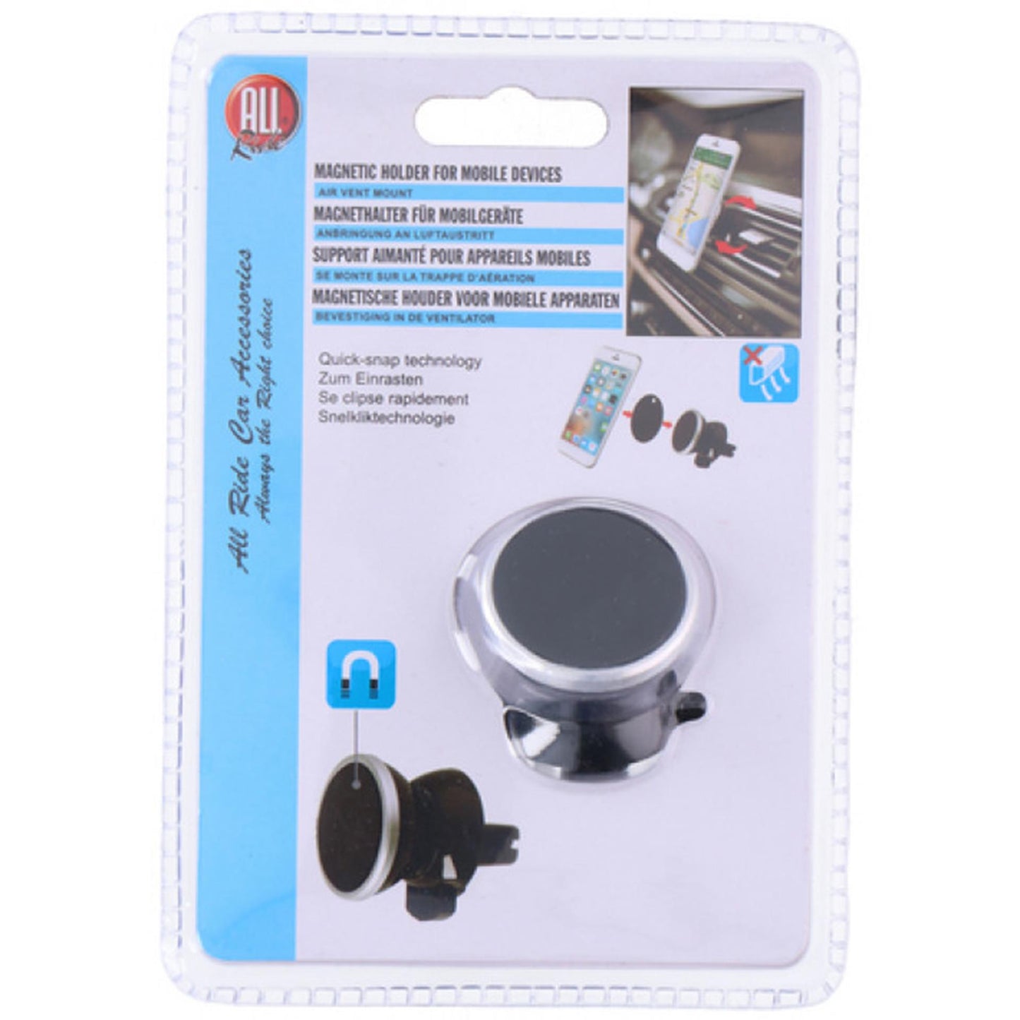 All Ride Telefoonhouder magnetisch voor in auto