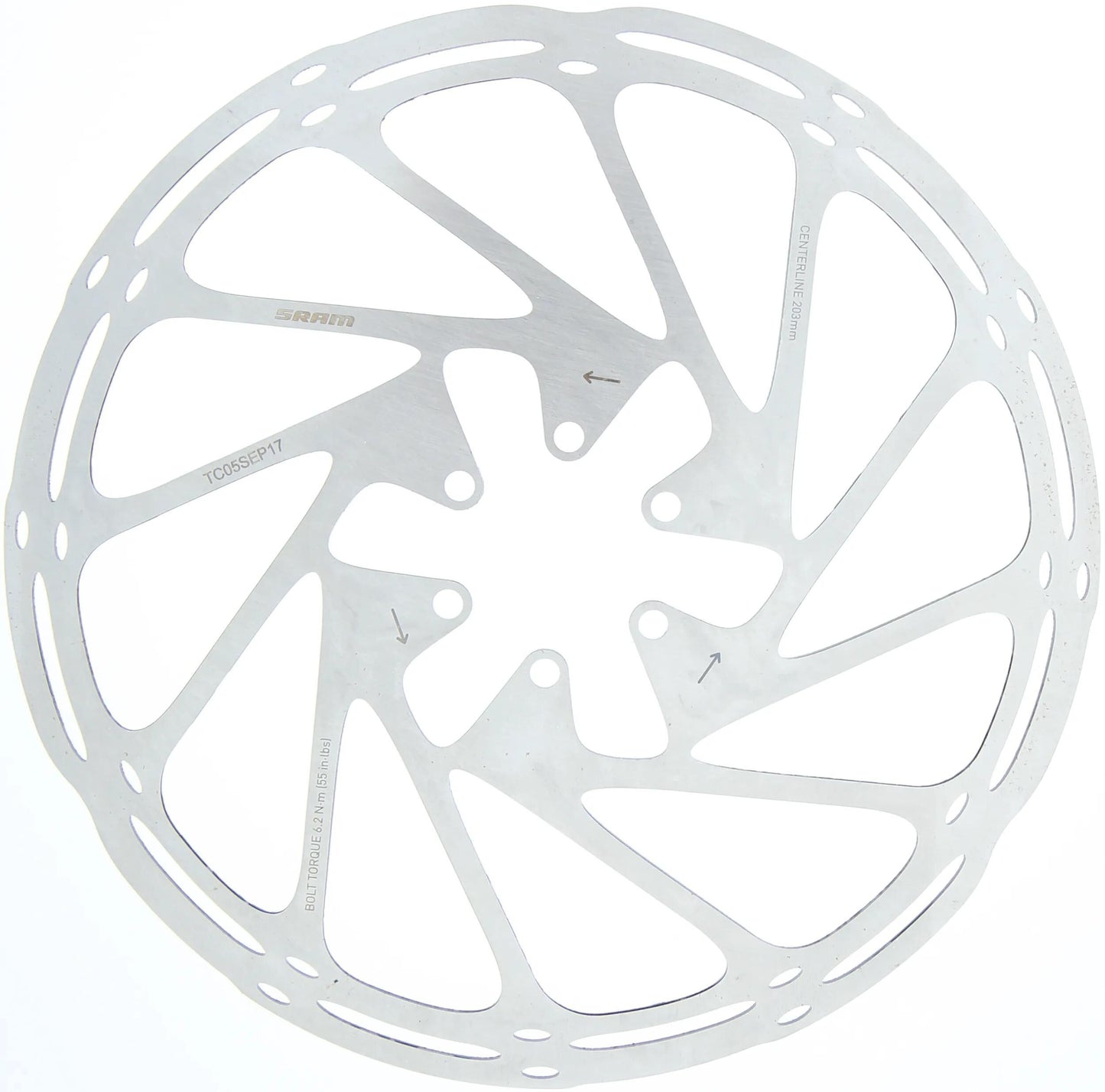 SRAM bremsscheibe centerline rotor centerline 203mm 6-hole sst