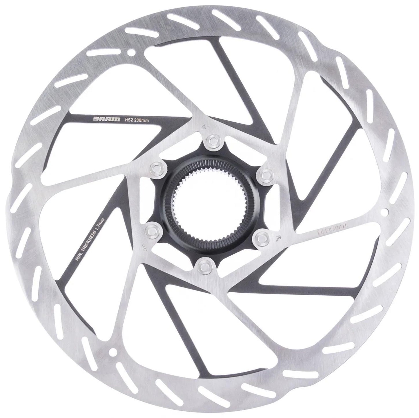 SRAM bremsscheibe hs2 brake rotors hs2 200 mm cl rounded