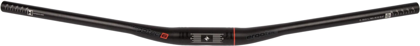 Ergotec lenker low riser ray bar low riser ray alu level 6