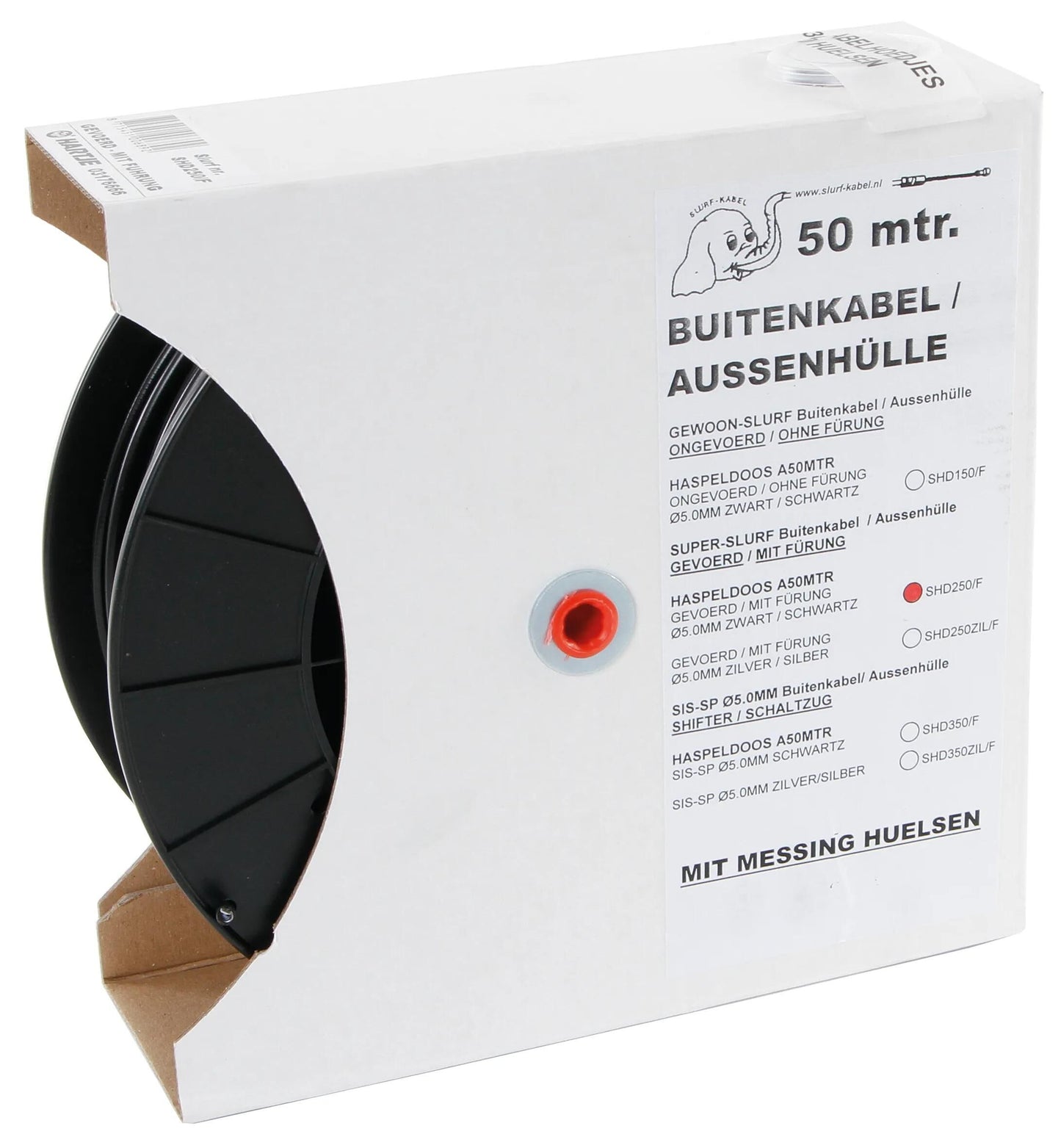 SLURF bremszugaußenhülle br.cab.outer casing sh250 50m b teflon caot.