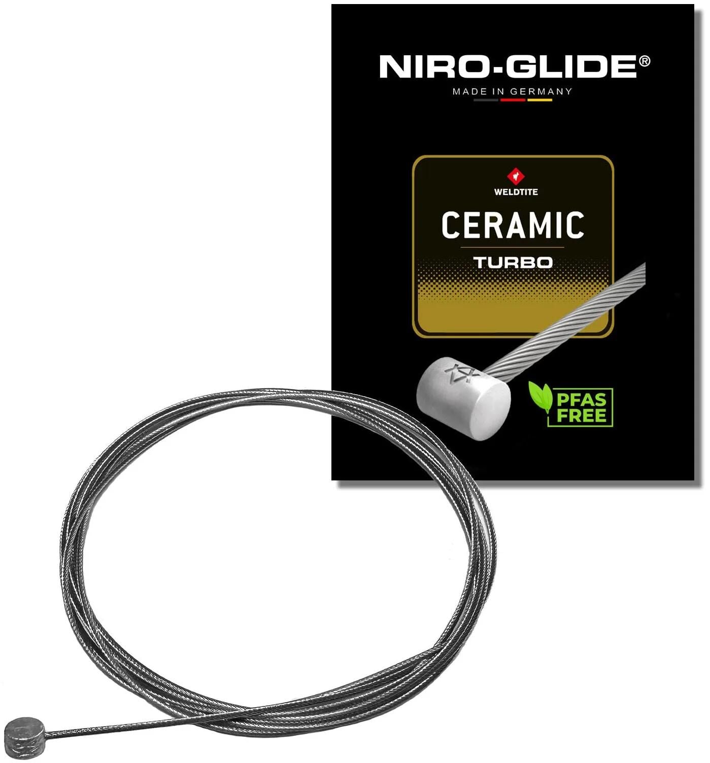 NIRO-GLIDE bremsinnenzug turbo niro glide ceramic brakes roller nipple 3000 mm