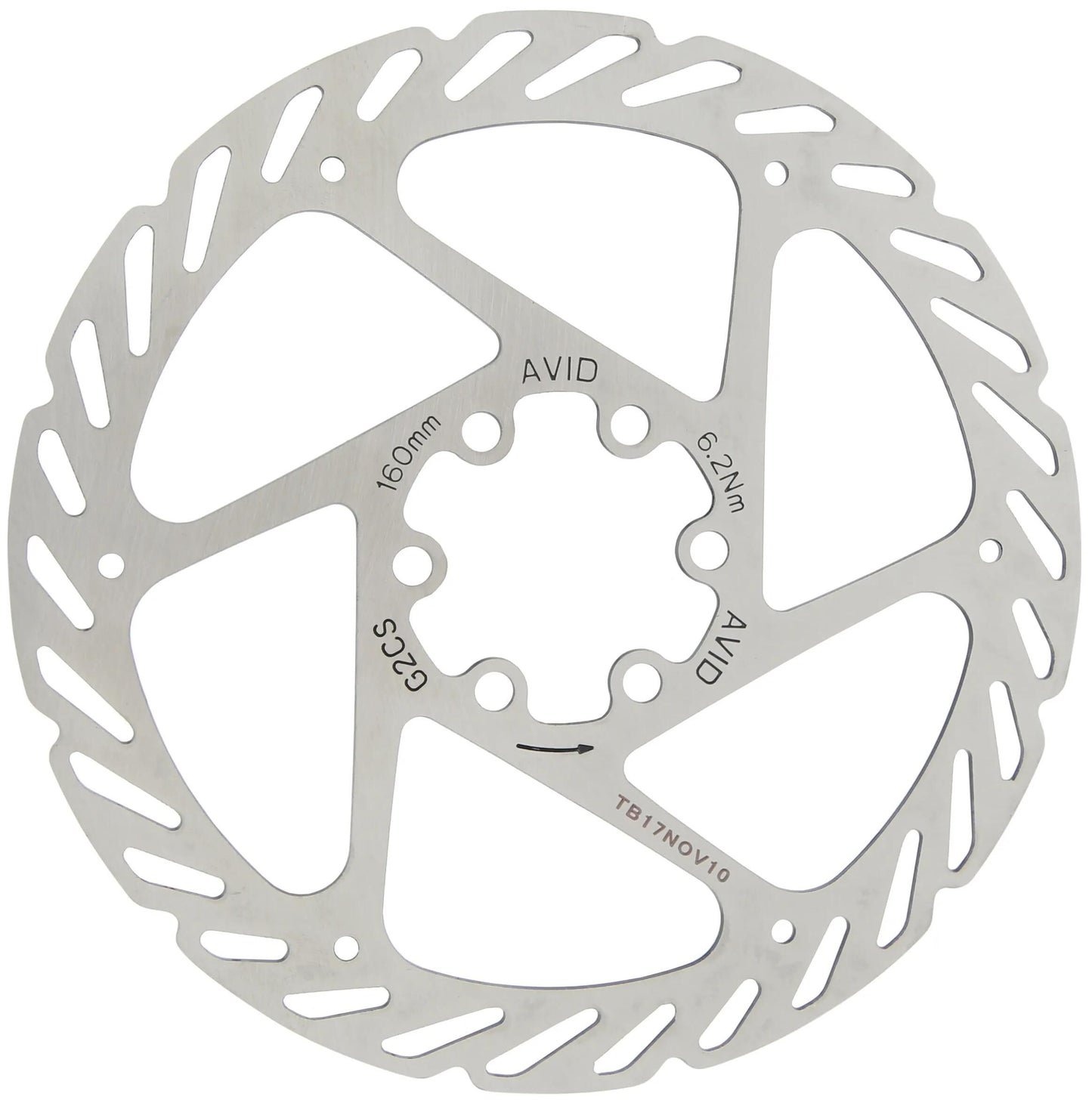 SRAM bremsscheibe g2 clean sweep rotor avid g2 clean sweep 160mm