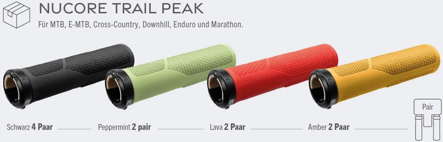HERRMANS griff nucore trail grips trail peak starter package