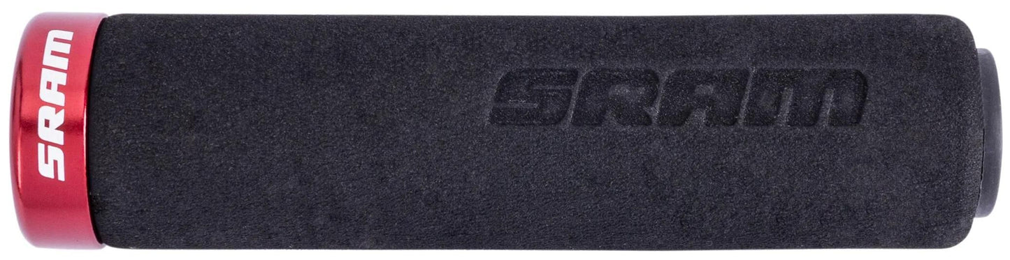 SRAM griff grip black red with red clamps