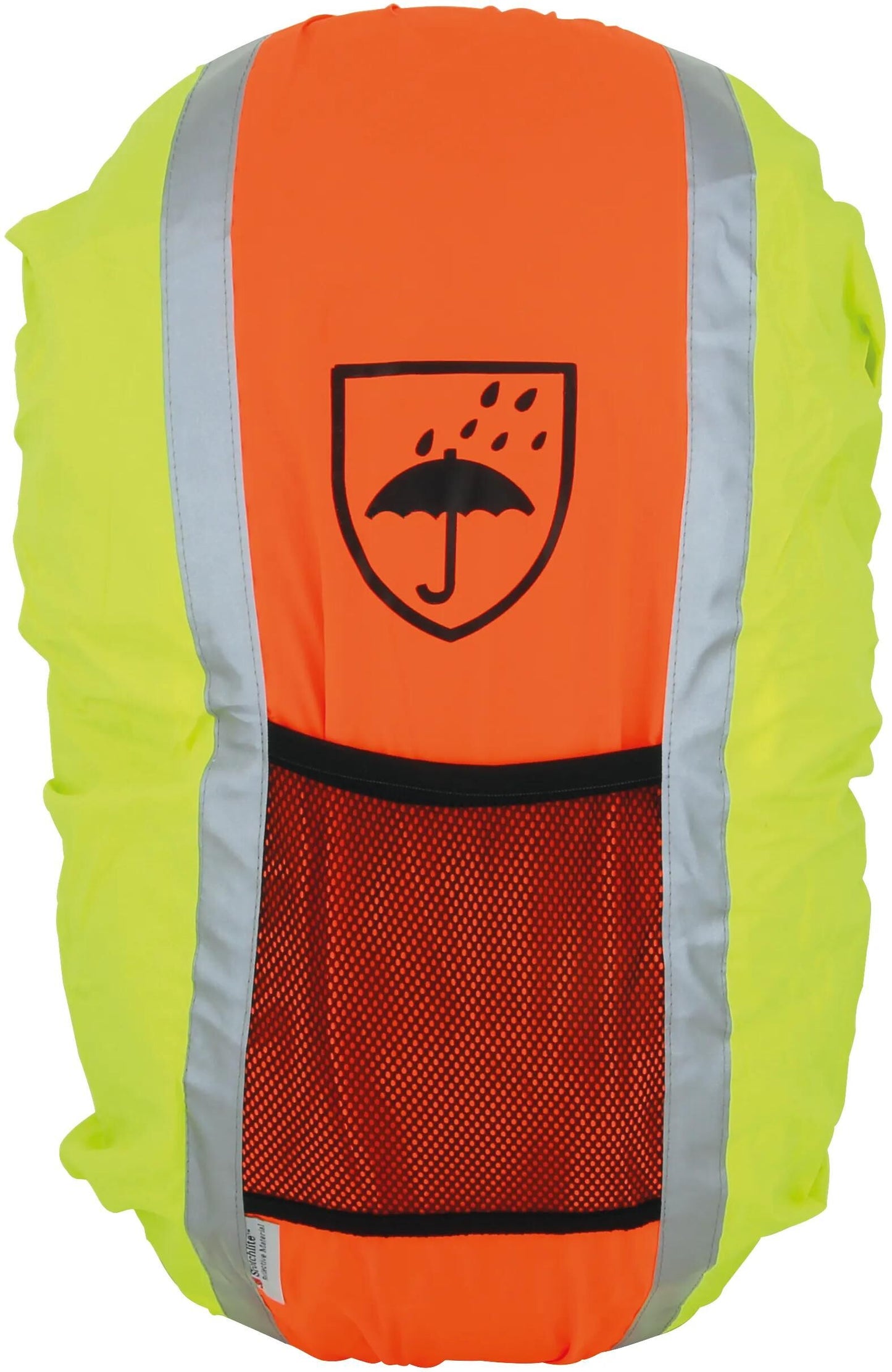 FASI regenschutz reflex-backpack cover yellow orange