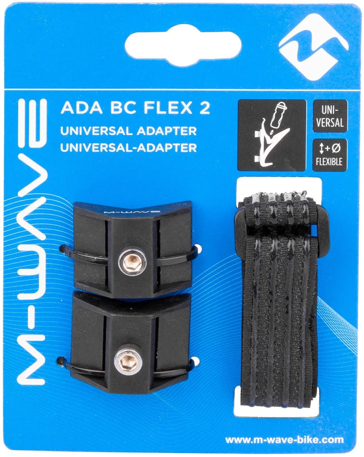 M-WAVE bidonhouder adapter ada bc flex 2 bot.cage adapter ada bc flex 2 black