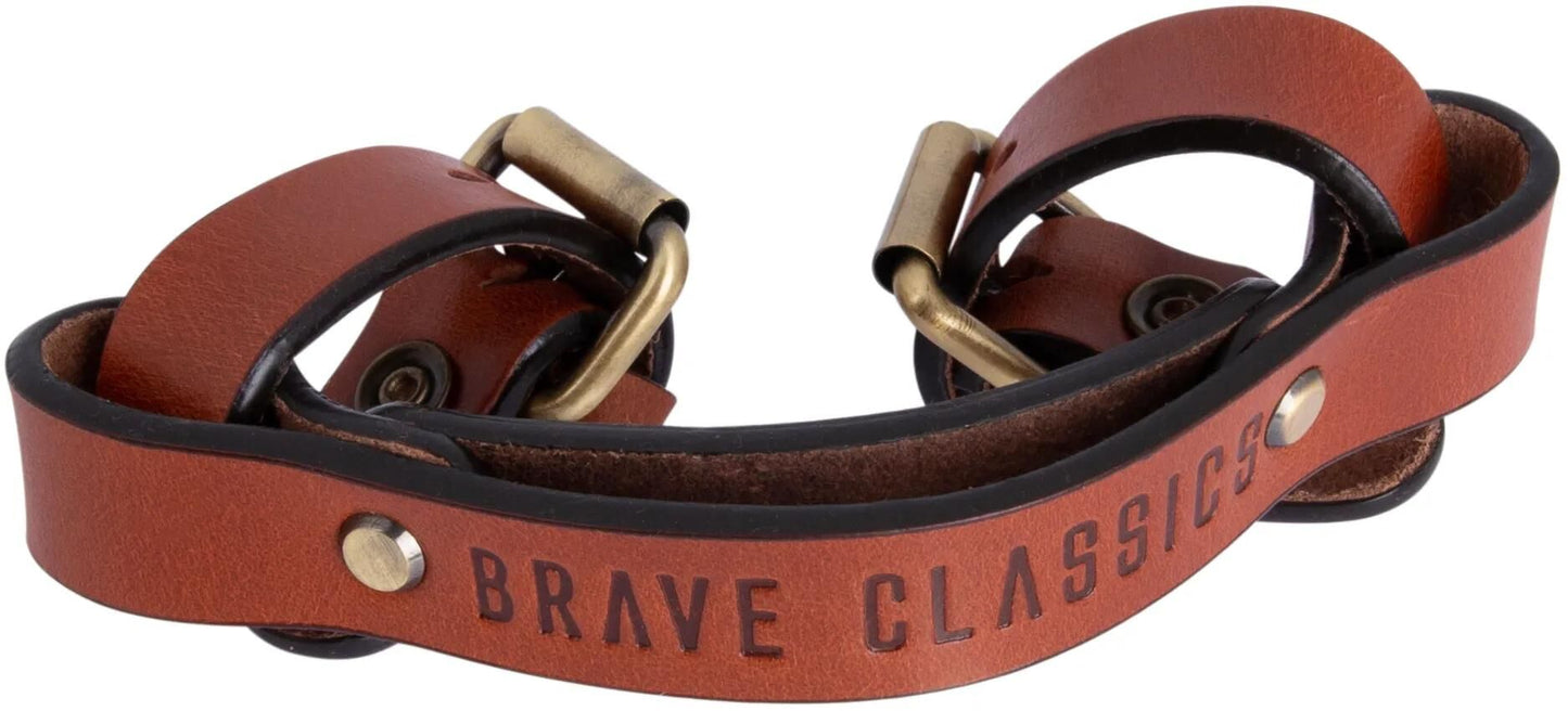 BRAVE CLASSIC fahrrad-transportgriff bike transport grip brown
