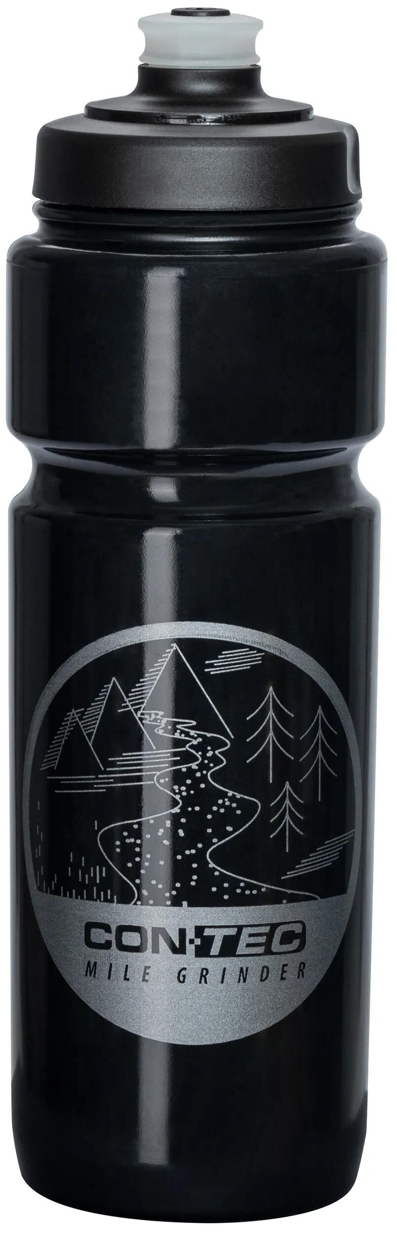 CONTEC trinkflasche rivers evo mile grinder ct bottle rivers eco mile grinder 750ml black grey