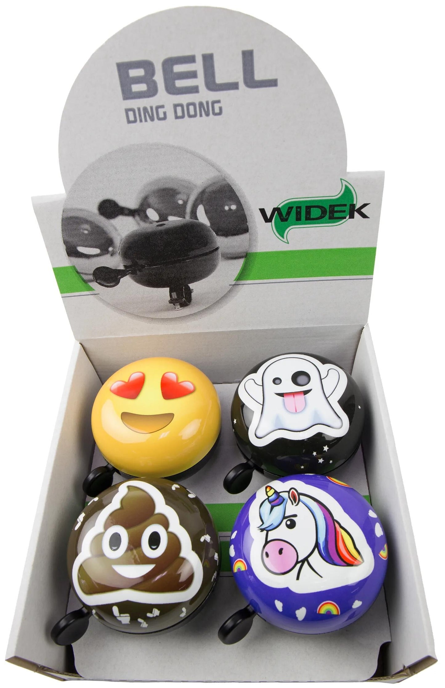 WIDEK klingel ding dong emoticons bell display ding dong 4 pcs.