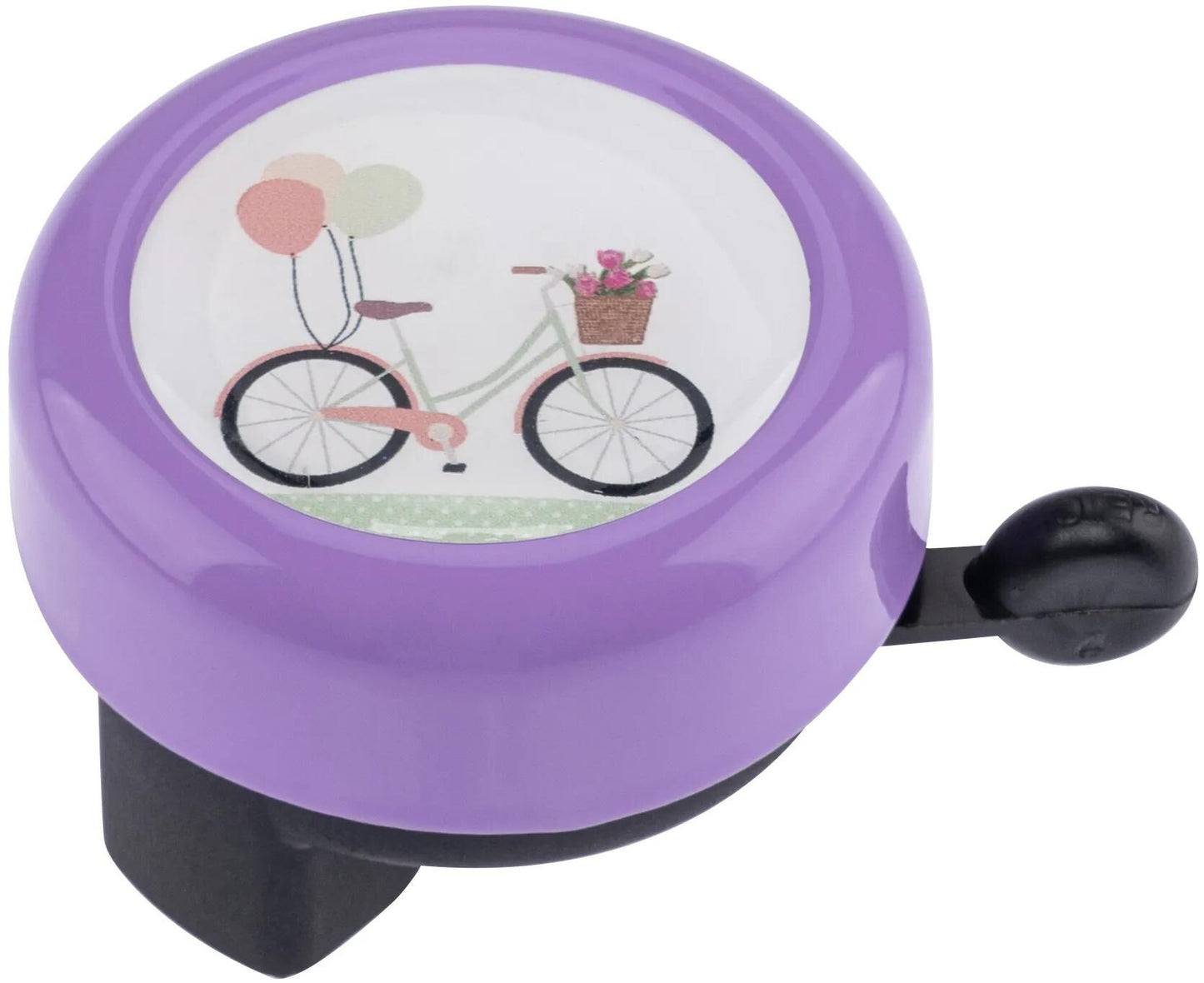 REICH klingel city- biking rich motif bell biking pastel lilac