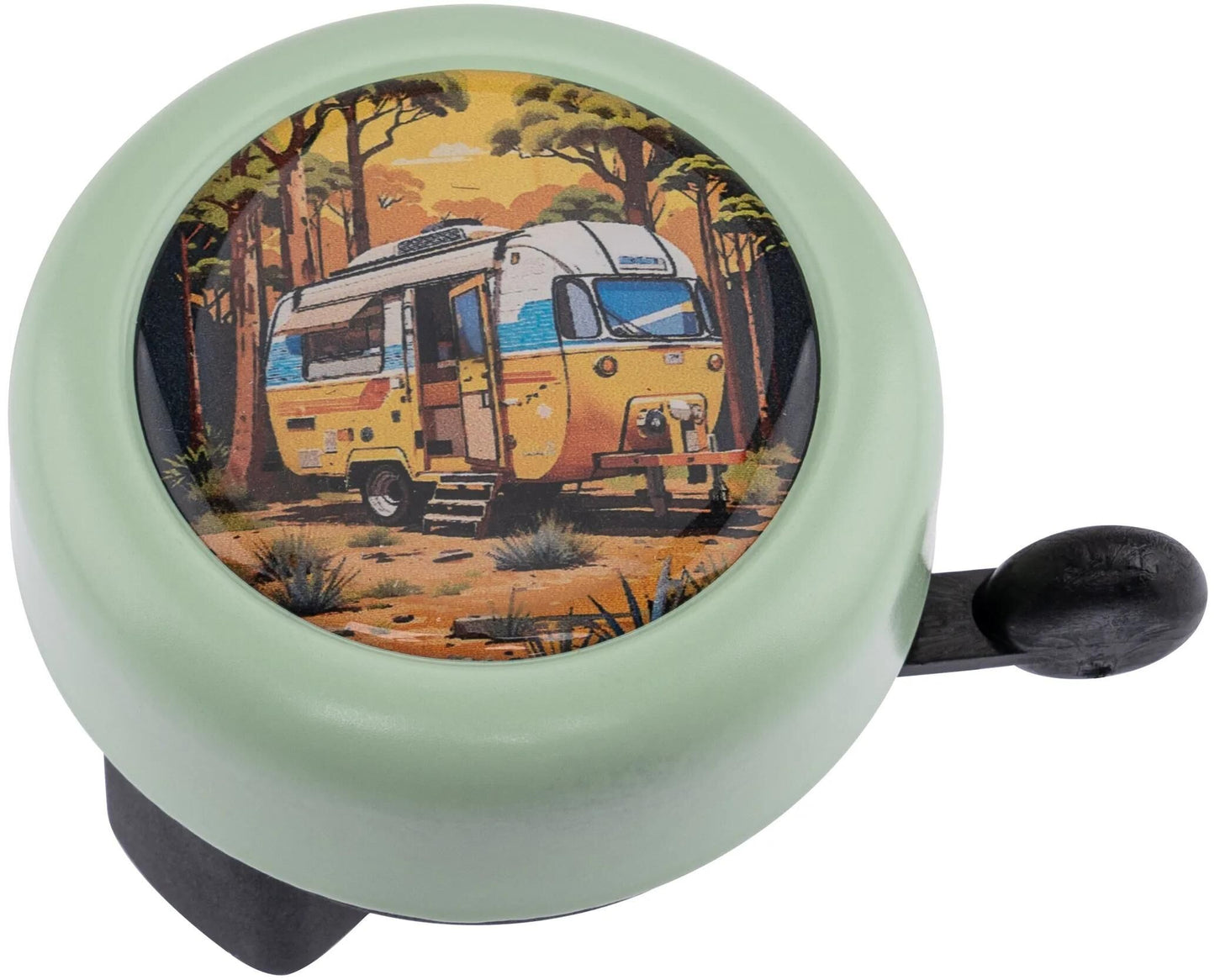 REICH klingel motivglocken colour rich motif bell color camping pastel green