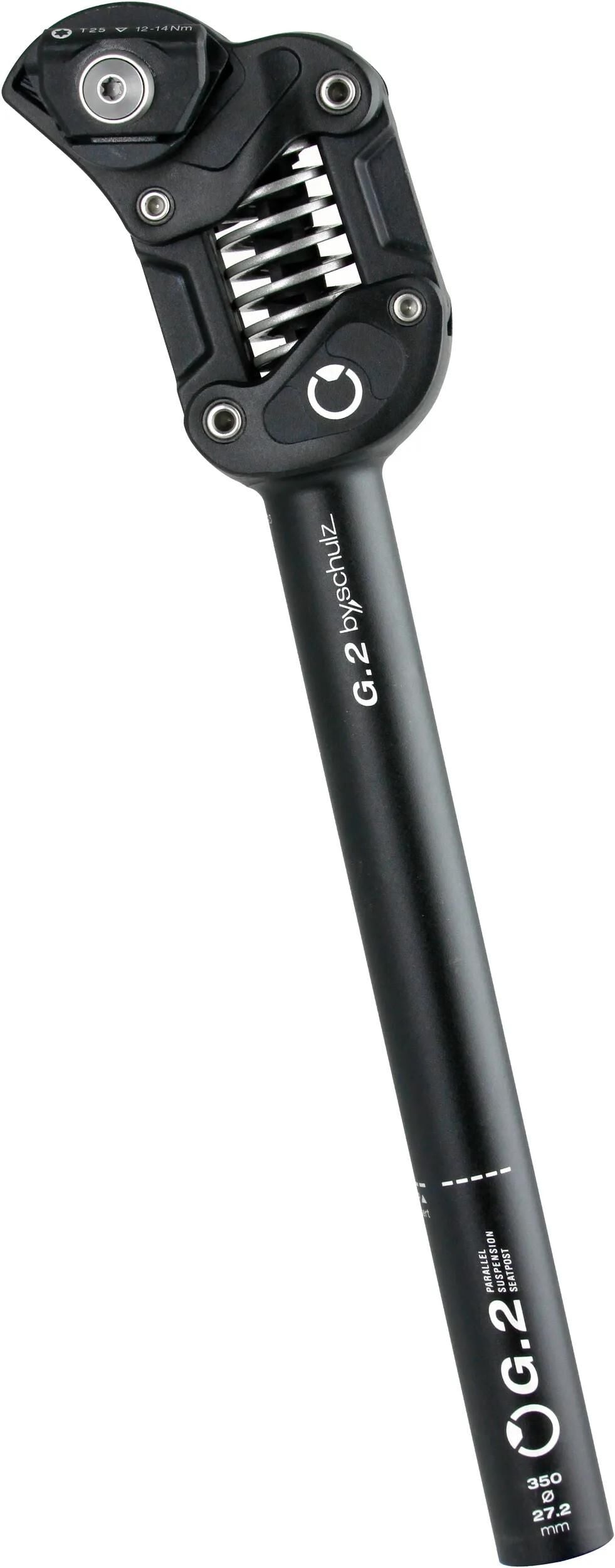 By,schulz Zadelpen g.2 st 30.9mm 350mm soft zwart