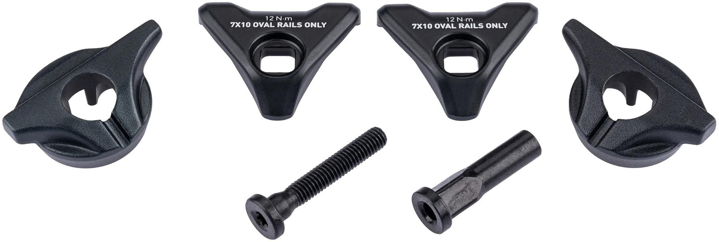 ROCKSHOX sattelklemmschelle seatpost clamp rs f.saddle rails oval 10mm