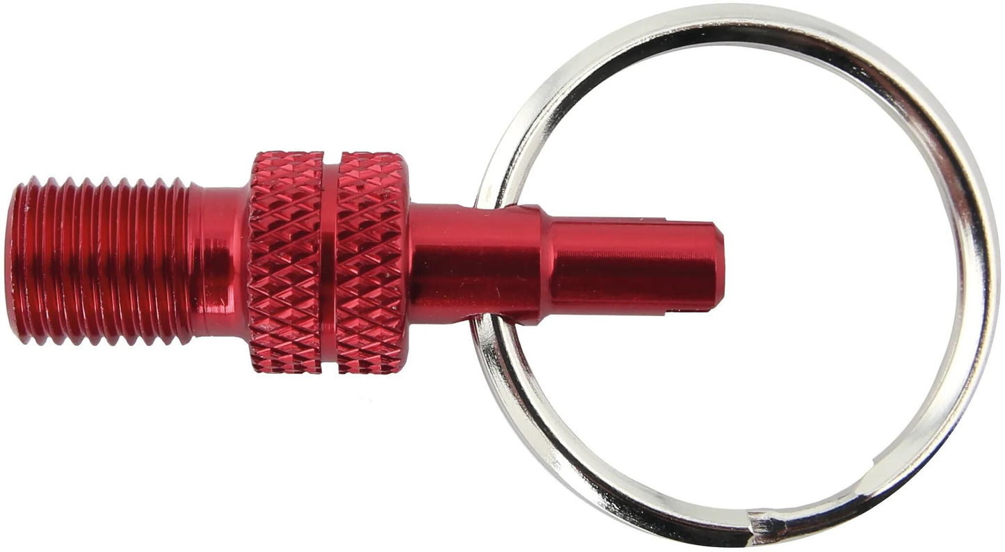 By,schulz Ventieladapter mini sv dv -> av rood
