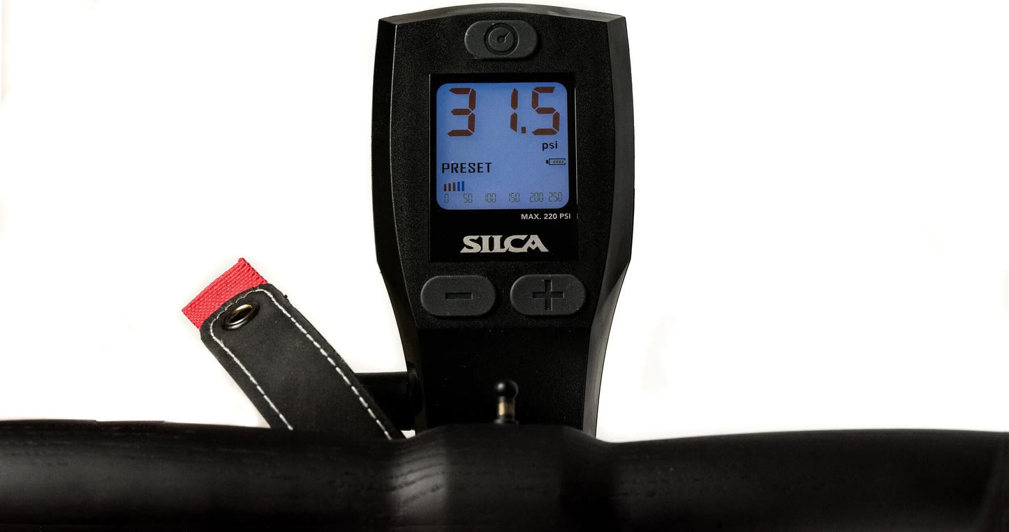 SILCA standpumpe super pista digital floor pump super pista digital black