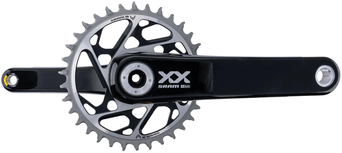 SRAM kettenradgarnitur xx sl eagle transmission crankset xx sl eagle tr. 175mm q174mm