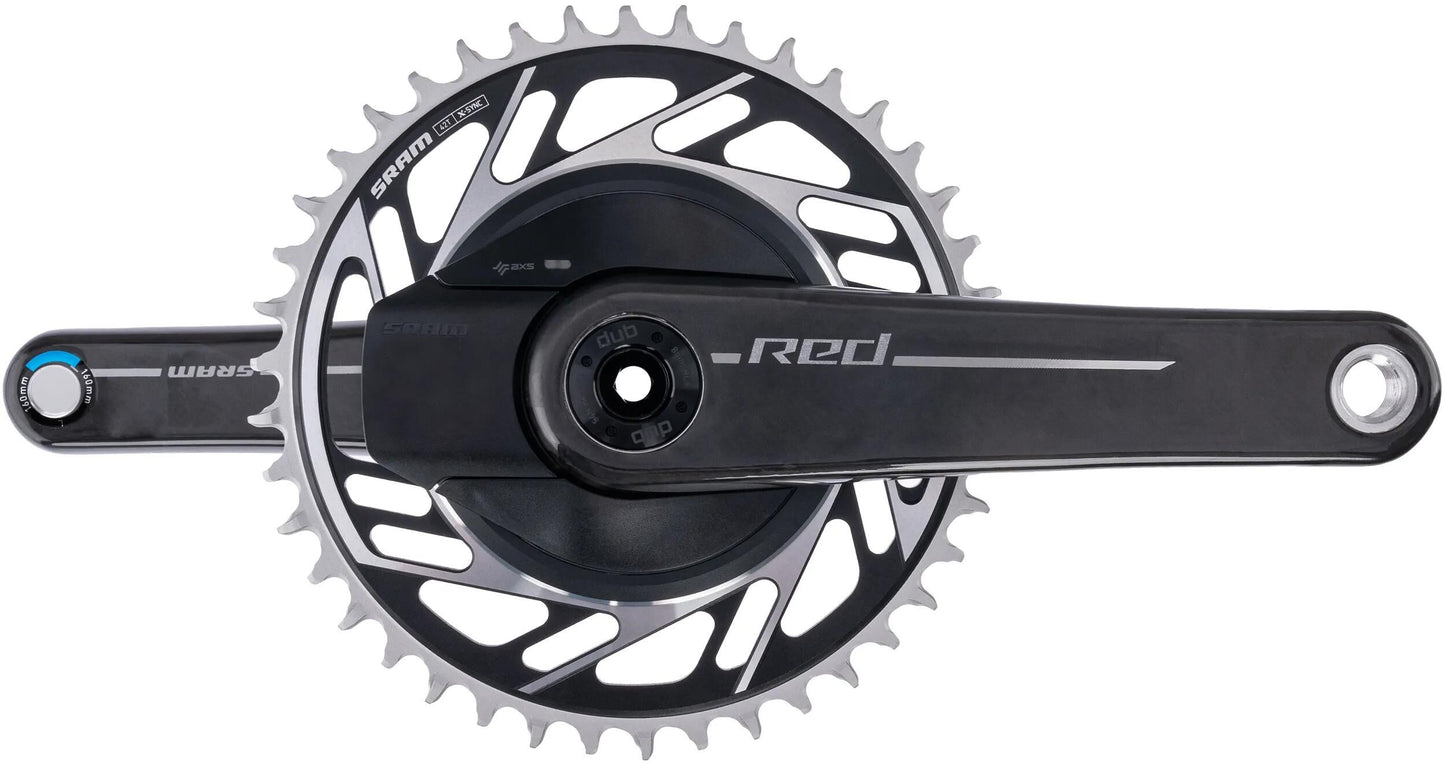 SRAM kettenradgarnitur red 1 xplr axs e1 crankset pm red 1 xplr axs e1 42t 160mm