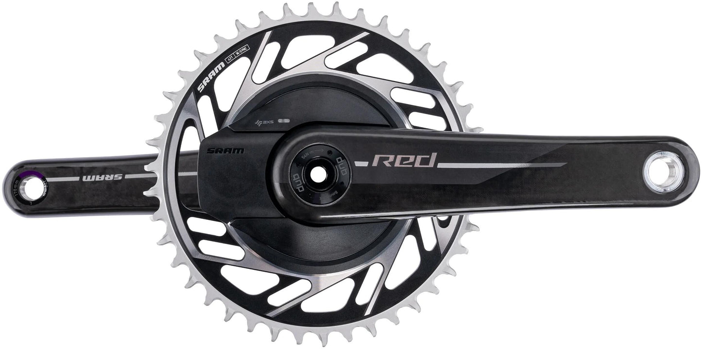 SRAM kettenradgarnitur red 1 xplr axs e1 crankset pm red 1 xplr axs e1 42t 170mm