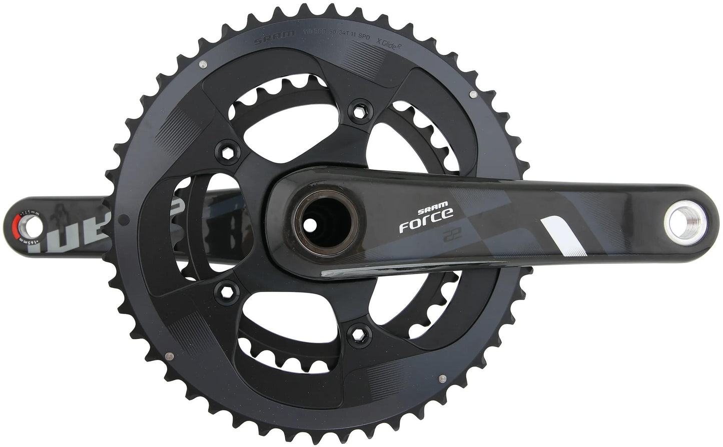 SRAM kettenradgarnitur force 22 crankset force 22 gxp 34 50t 165mm