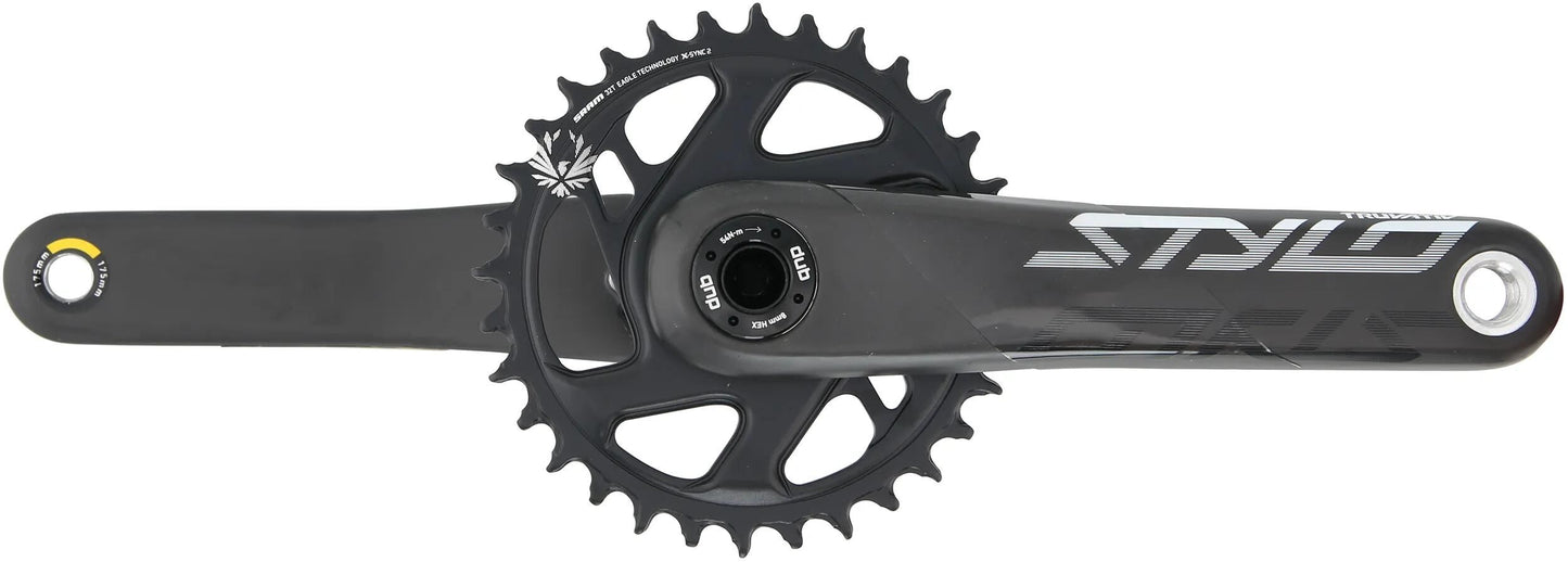 TRUVATIV kettenradgarnitur stylo carbon eagle crankset stylo carb.eagle 32t.dub boost