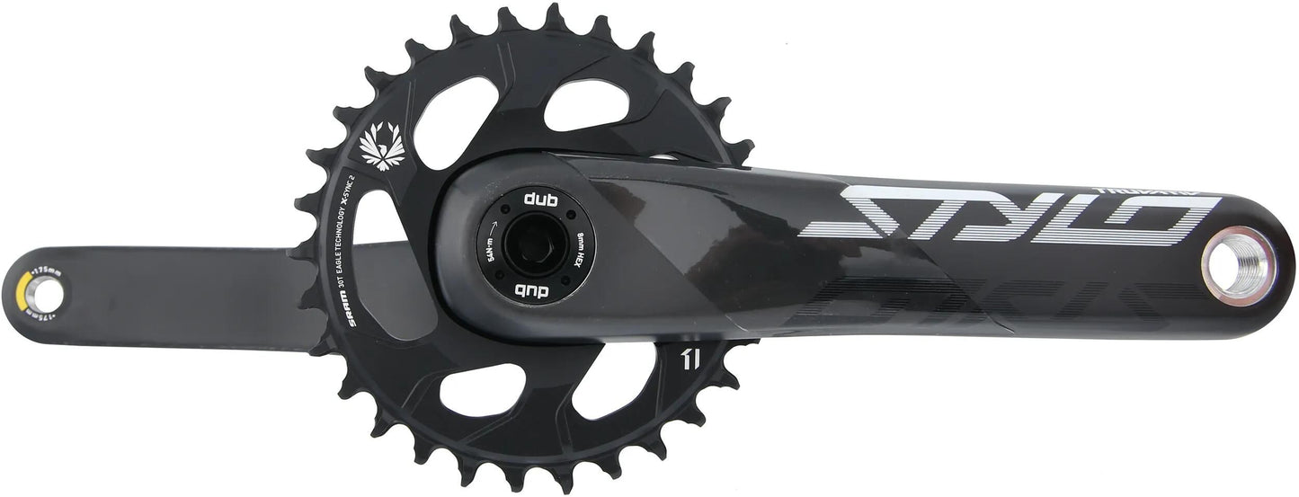 TRUVATIV kettenradgarnitur stylo carbon eagle crank set stylo car.eagle 30t.dub fatbike