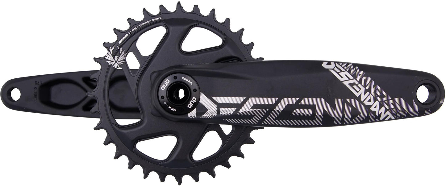 TRUVATIV kettenradgarnitur descendant 7k eagle crankset desce. 7k eagle dub 32t.