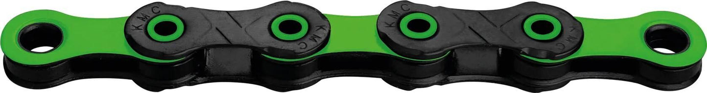 KMC Fietsketting DLC 12 126 schakels - 5.2 mm - Groen Zwart