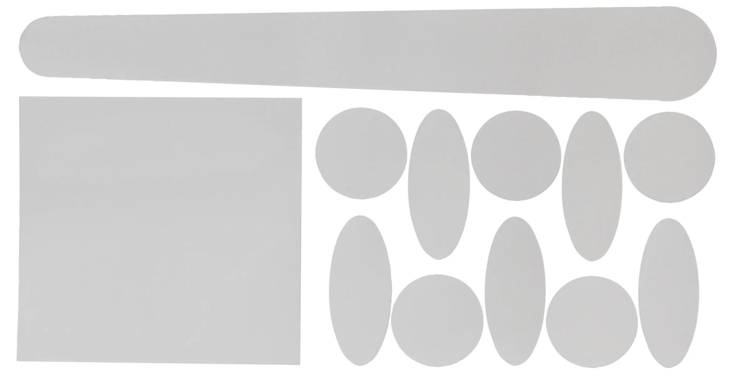 CONTEC kettenstreben- rahmenschutz-set full hd ct frame prot.full hd set, transparent