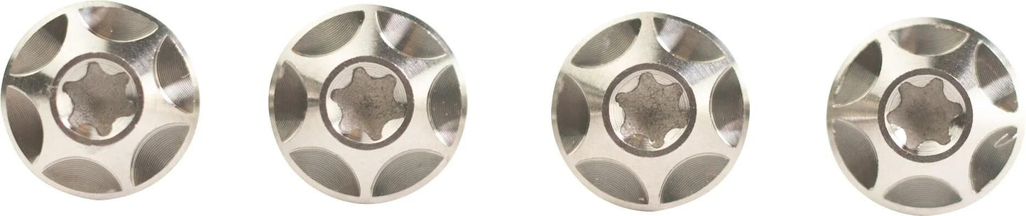 SILCA schraube screw silver 4pcs.