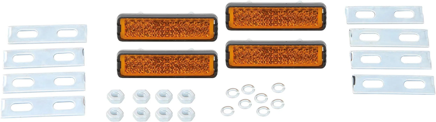 CONTEC pedalreflektoren p-reflex ct pedal reflector screw mount. set a 4pcs