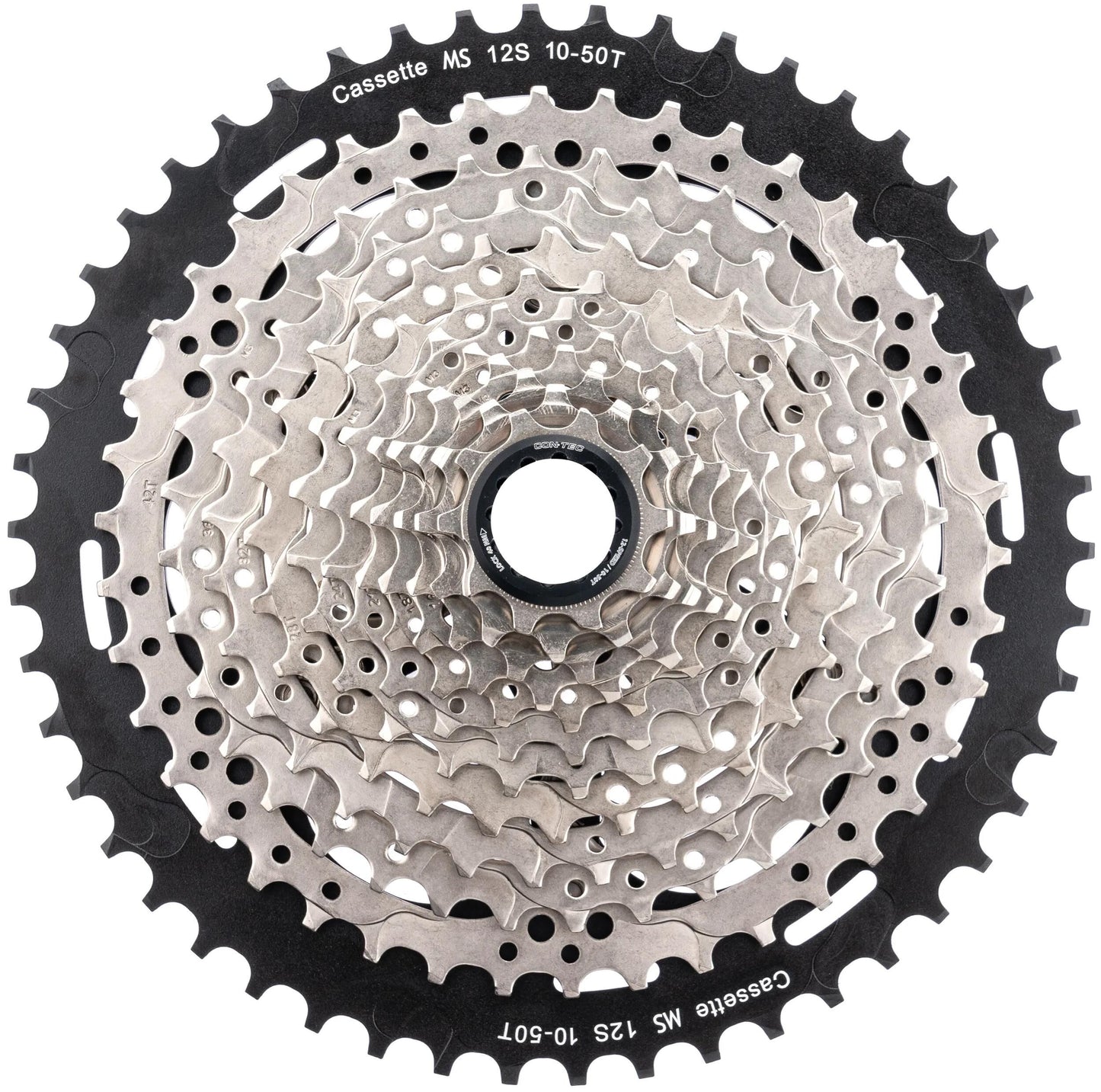 CONTEC kassette grad ct cas.sprocket grad 10-50 teeth sil. black