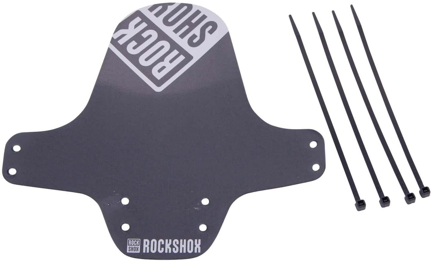 ROCKSHOX steckschutzblech fender clip-on fender rs black silver glossy