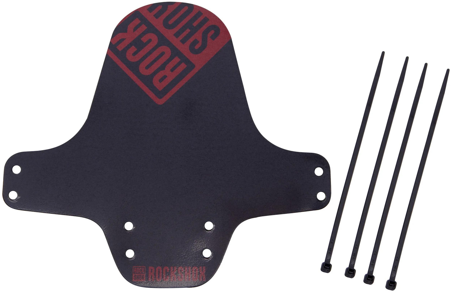 ROCKSHOX steckschutzblech fender clip-on fender rs black boxxer red