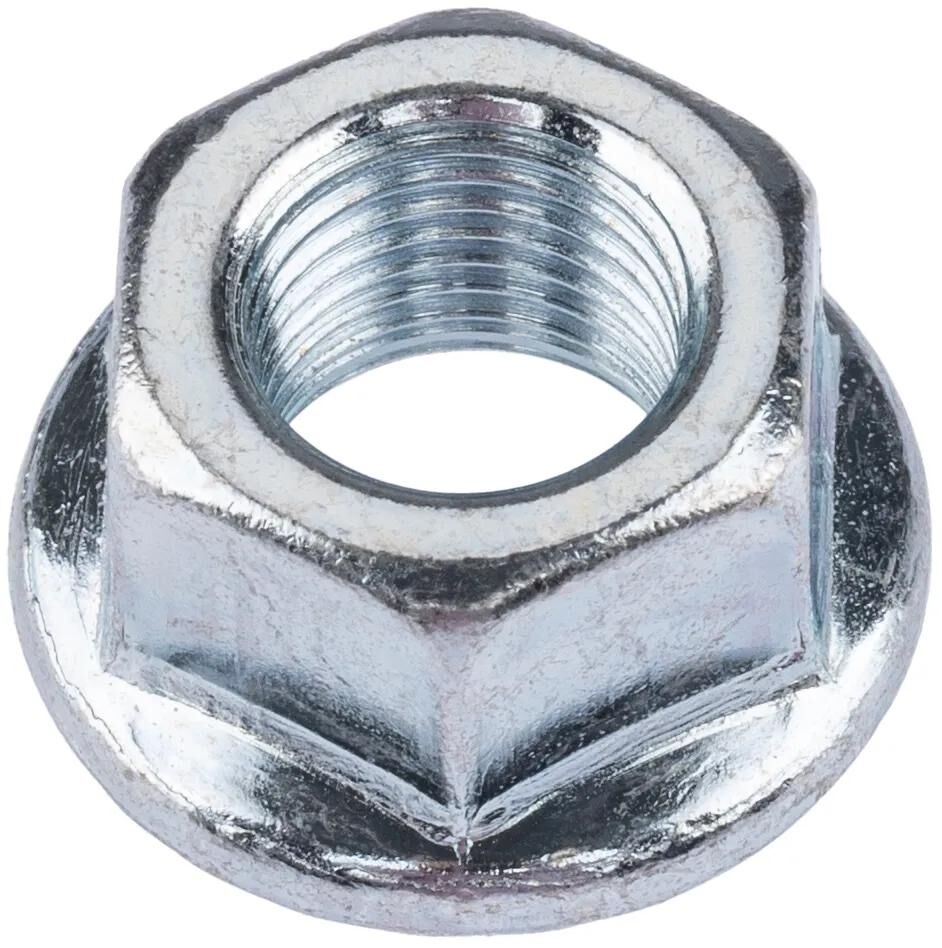 Fix-Nippel achsmutter axle nut m10x1 w.flange 10pcs.