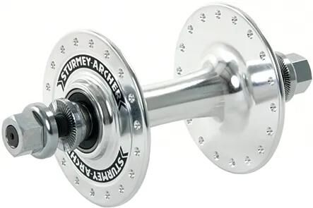 STURMEY ARCHER vorderradnabe hbt30-f st.archer fr.high flange hub 36h solid axle sil.