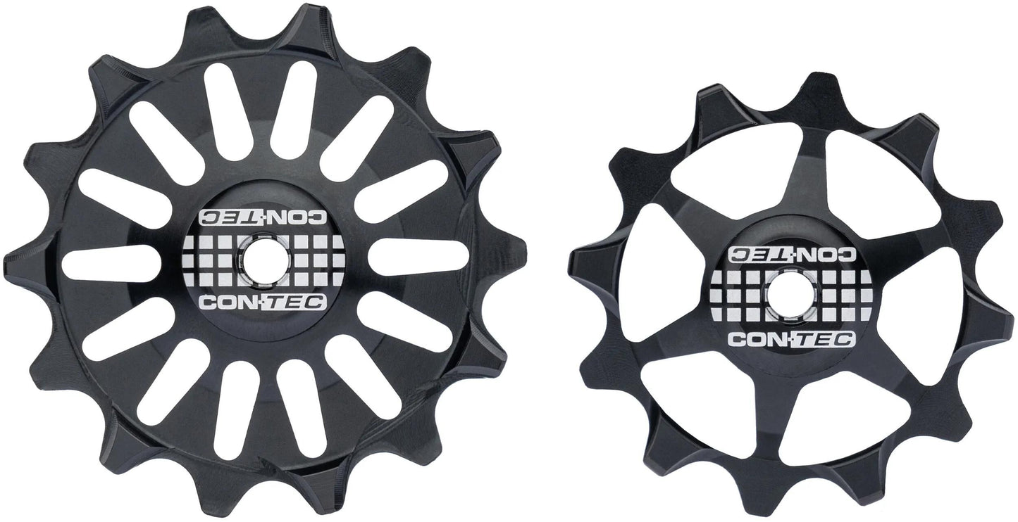 CONTEC schaltrollen-set scroller ct pulley set scroller 14 12 teeth