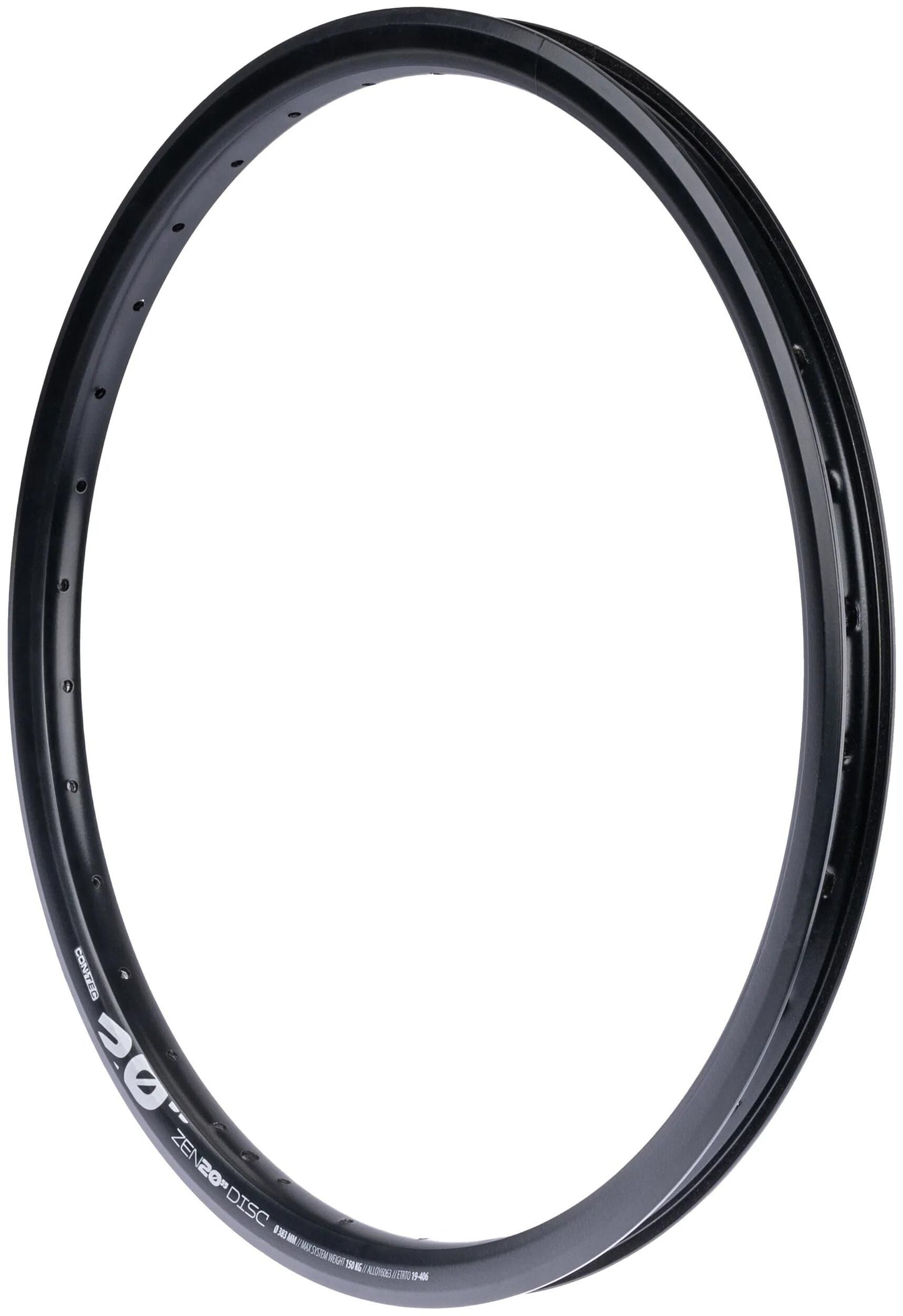 CONTEC felge zen 20 disc ct aluminum rims zen 20 d 20 , 32l. 19-406,sv,schw