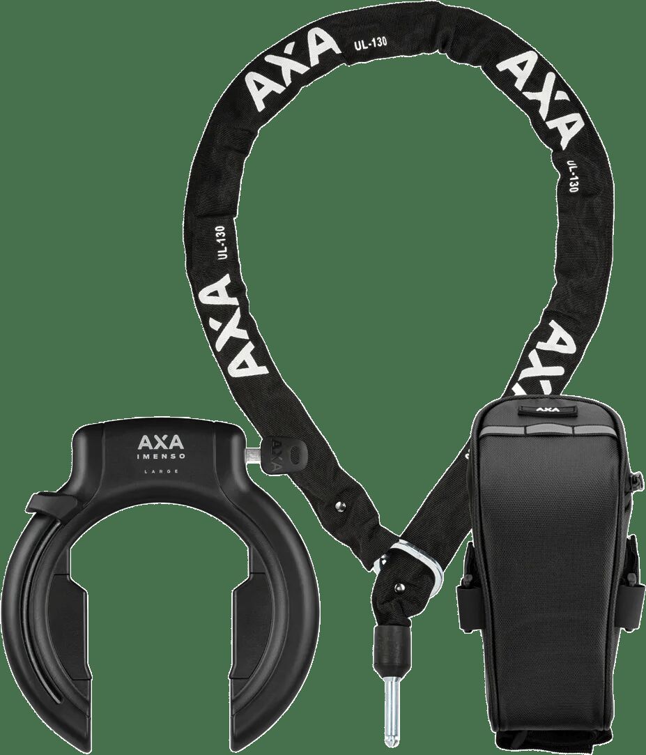 AXA Ringslot imenso l + zadeltas + ulc130 ketting uitn. art2