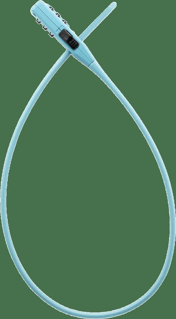 TRELOCK zahlen-kabelschloss strap it cable tie clamp strap it blue