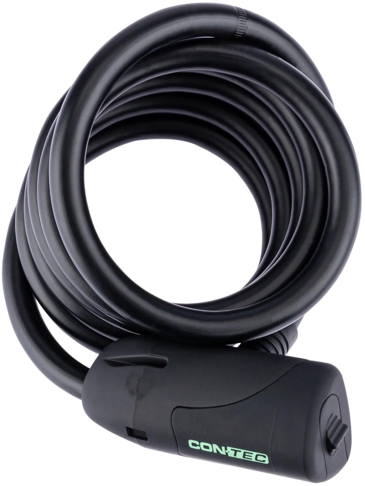 CONTEC spiralkabelschloss sloc ct curly cable lock sloc 10 mm x 150 cm, black