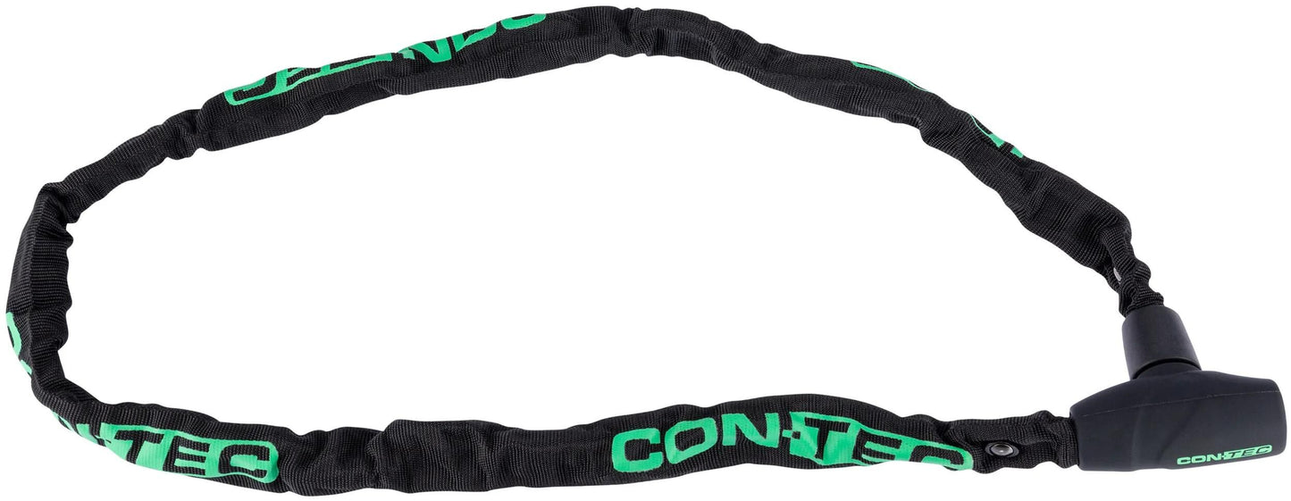 CONTEC kettenschloss sloc ct chain lock sloc 5 mm x 100 cm, black