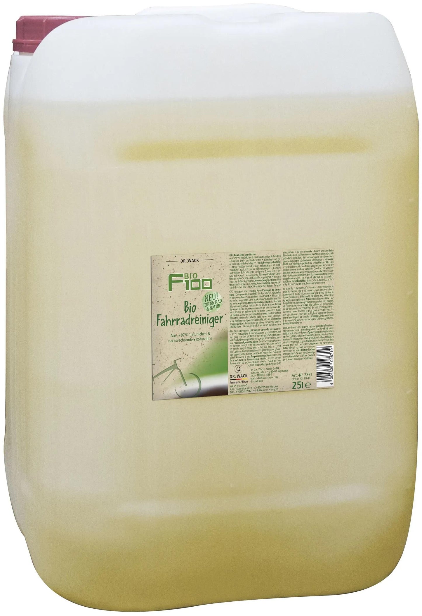 Dr. Wack fahrradreiniger f100 bio bike cleaner dr.wack 25l