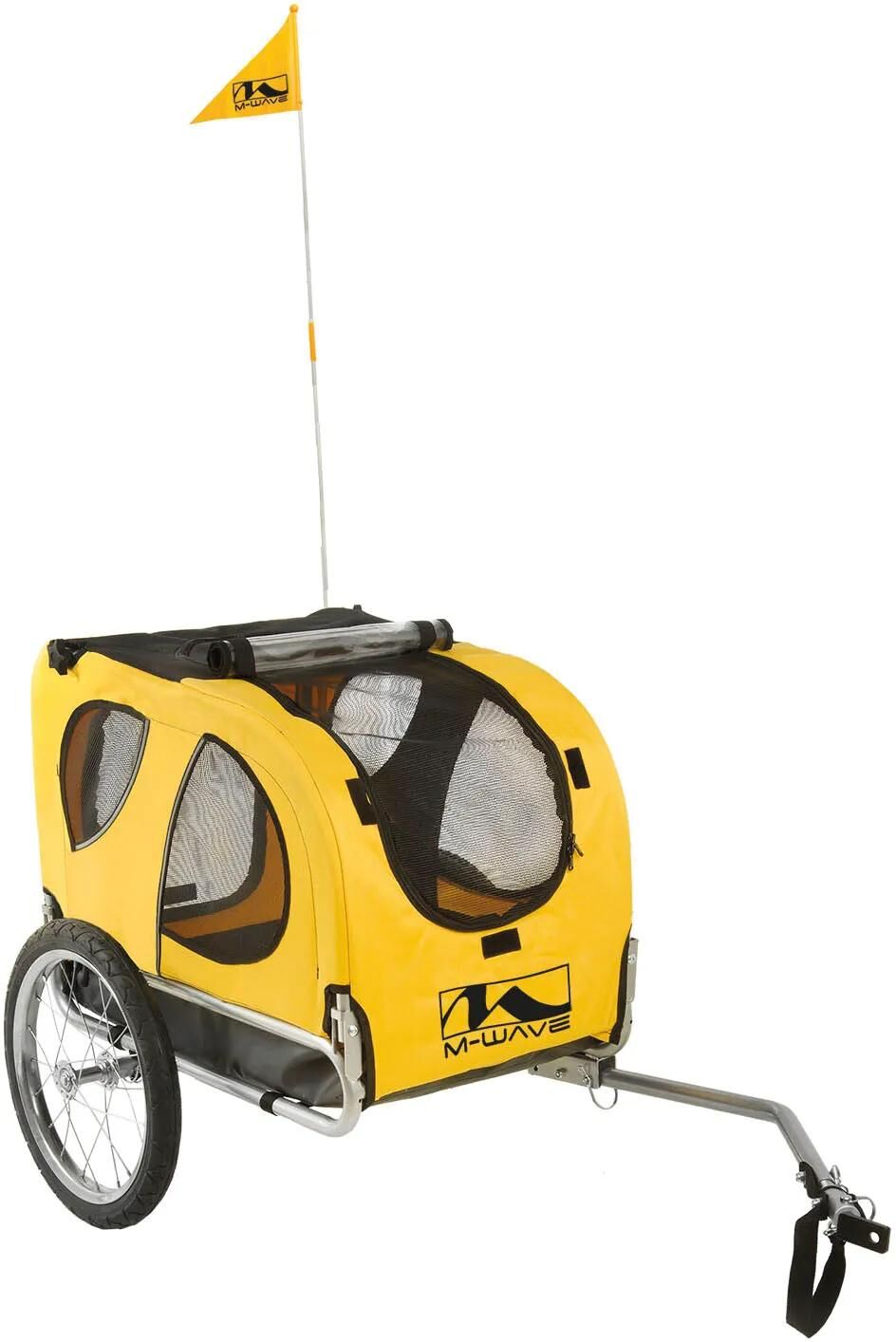 M-WAVE fiets-hondenkar pet ride dog trailer pet ride 16 wheels