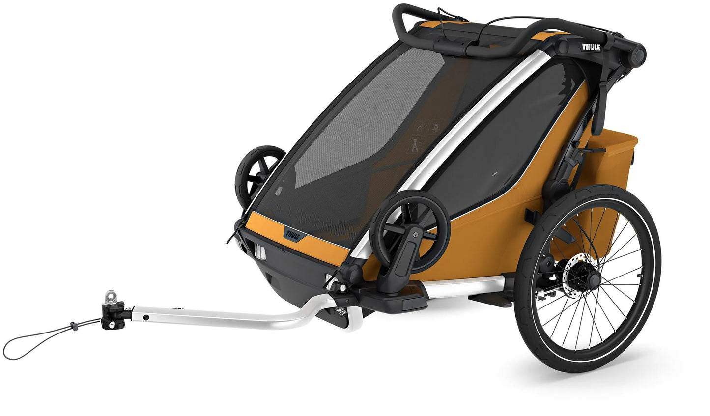 THULE kinderanhänger chariot sport 2 double bicycle trailer chariot sport 2 double go